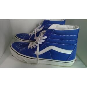 Vans Sk8-Hi Blue White High-Top Sneakers Men’s 8.5 / Women’s 10 – Excellent!